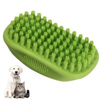 Amazon New Cats And Dogs Universal Bath Massage Dual-use Bath Comb Pet Cleaning Bath Brush