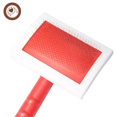 Extra large size Plastic Handle Pet Dog Animal Long Hair Grooming wood cat slicker brush