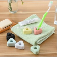 Porcelain Tooth Brush Stand Bathroom Storage Organizer Ring Vintage Mini Bath Accessories New