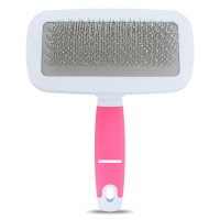 Square Handle Anti-Slip Comb Rubber Soft Handle air Cushion pet Needle Comb Smooth Hair Knot